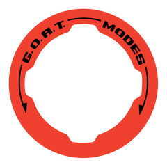 Printed Series GOAT Mode Dial Ring Overlay V2 - 2021+ Bronco - StickerFab