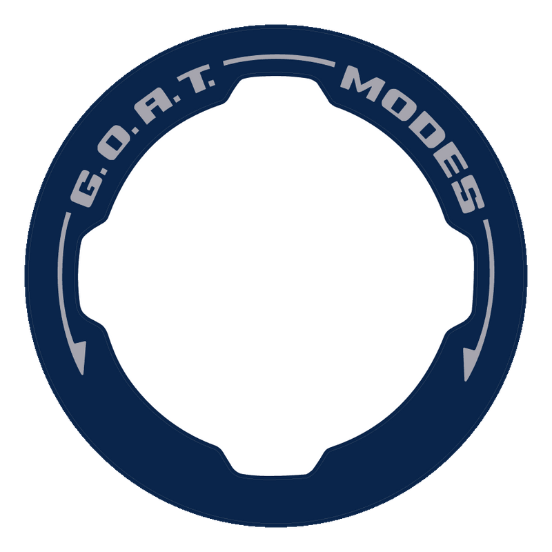 Printed Series GOAT Mode Dial Ring Overlay V2 - 2021+ Bronco - StickerFab