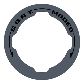 Printed Series GOAT Mode Dial Ring Overlay V2 - 2021+ Bronco - StickerFab