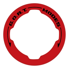 Printed Series GOAT Mode Dial Ring Overlay V2 - 2021+ Bronco - StickerFab