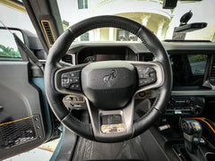 Printed Series Lower Steering Wheel Spoke Overlay - 2021+ Bronco - StickerFab