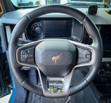 Printed Series Lower Steering Wheel Spoke Overlay - 2021+ Bronco - StickerFab