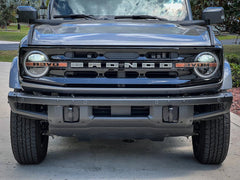 Printed Series Signature DRL Bar Overlays - 2021+ Bronco (Signature Headlights) - StickerFab
