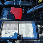 Printed Series Underhood Fuse Box Lid Labels - 2021+ Bronco - StickerFab