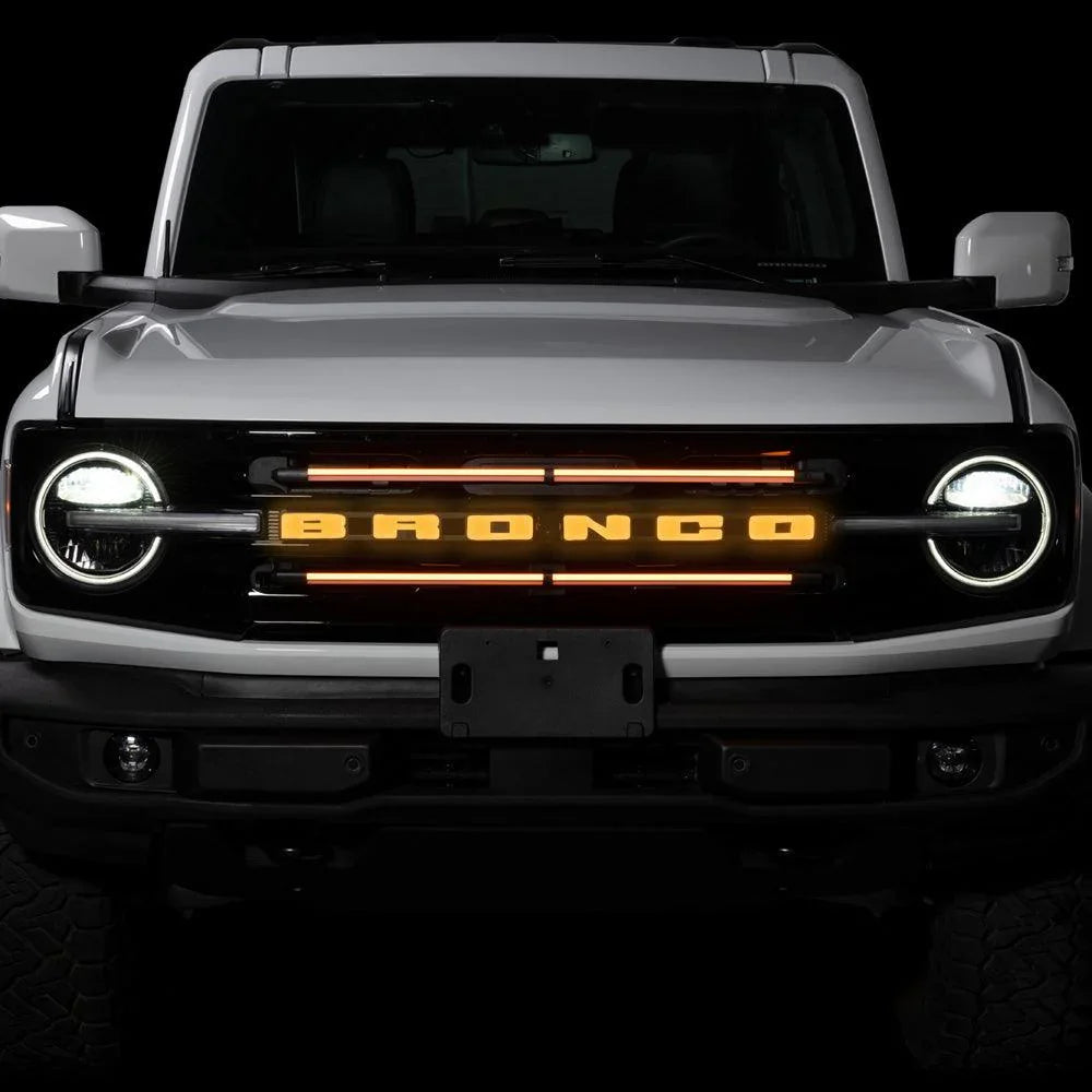2021+ Ford Bronco Putco Luminix Ford Licensed Bronco Grille LED Letters ...