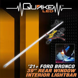 Quake 39" LED Interior Cargo Area Light Bar - 2021+ Bronco - StickerFab