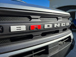 "R" Front Grille Overlay - 2021+ Bronco Sport - StickerFab