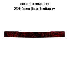Topo Trunk Trim Overlay / Protector - 2021+ Bronco