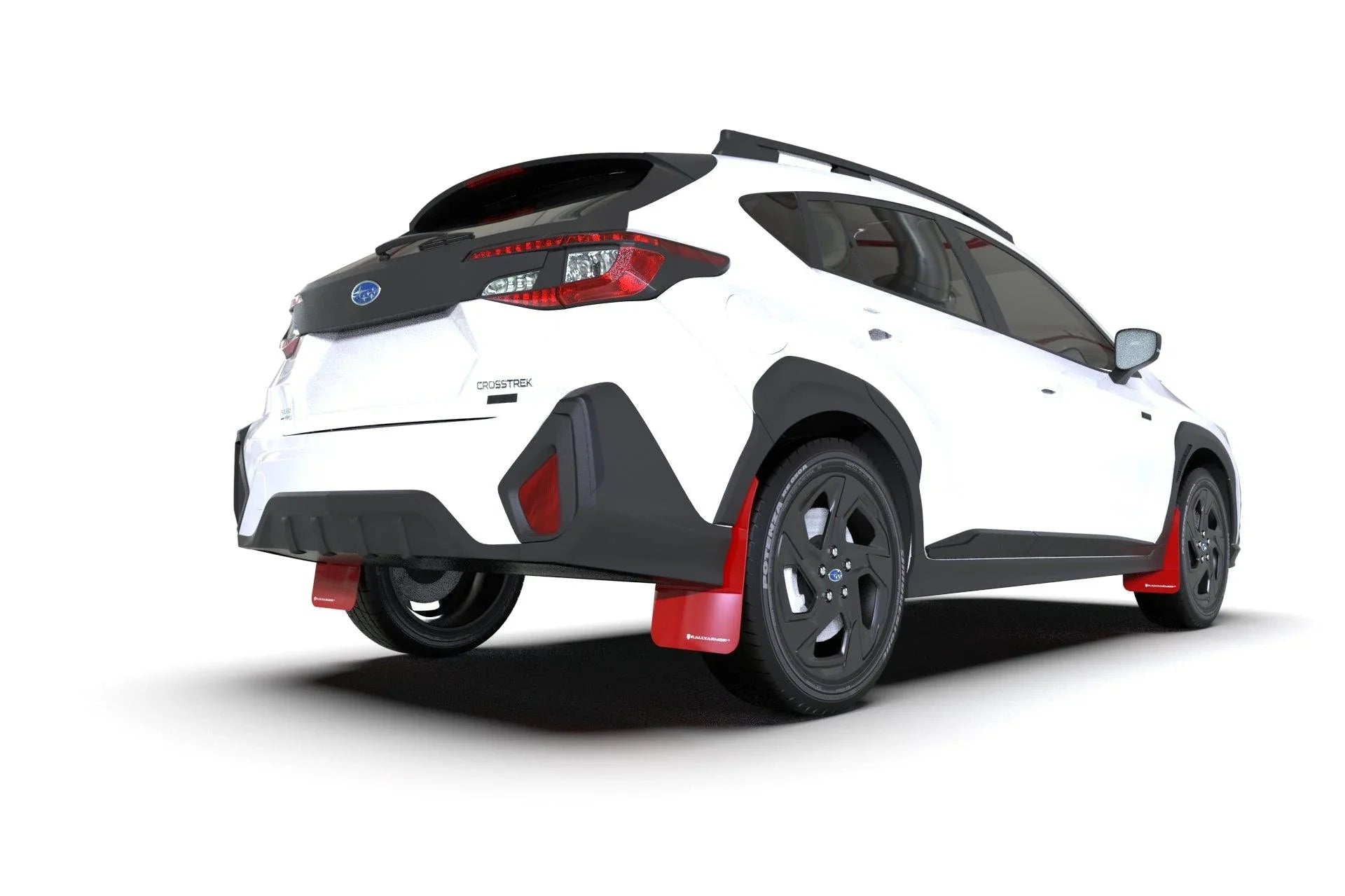 Fl5 Rally Armor Rally Armor 2024 Subaru Crosstrek Black UR Mud Flap Grey Logo | StickerFab