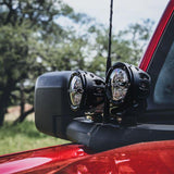Rigid A-Pillar Light Kit with 360 Spot and 360 Drive Lights - 2021+ Bronco - StickerFab