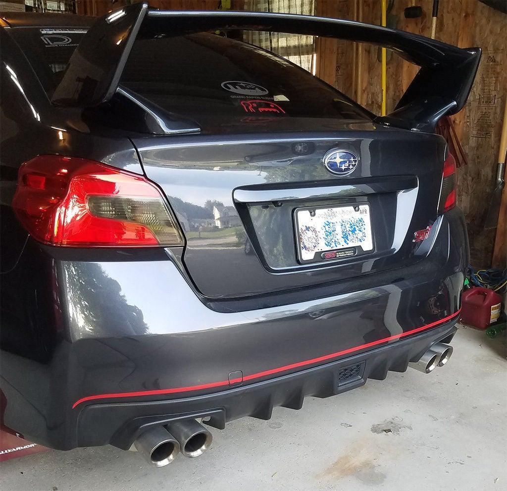 S207 JDM Style Rear Bumper Pinstripe - 2015-2021 WRX / STI – StickerFab