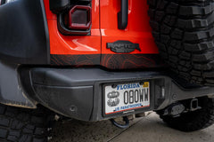 Safari Topo Lower Rear Tailgate Overlays - 2021+ Bronco - StickerFab
