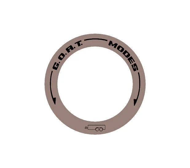 Drive Mode Ranger 2024+ Ranger GOAT Mode Dial Ring Overlay Drive Mode | StickerFab