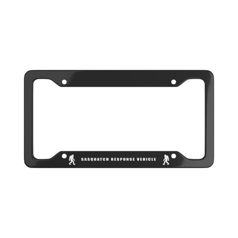 Sasquatch Response Vehicle V1 - License Plate Frame (Black) - StickerFab