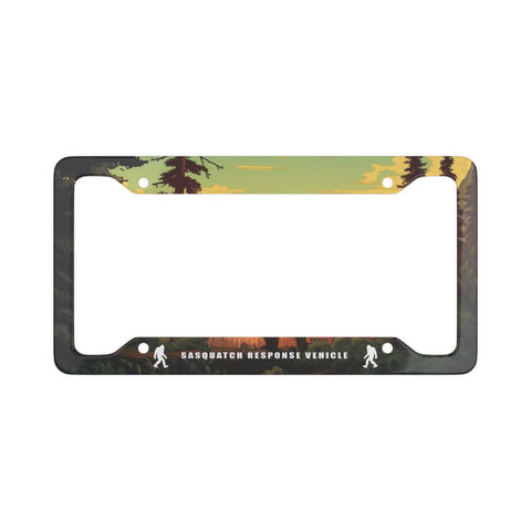 Sasquatch Response Vehicle V1 - License Plate Frame (Sasquatch Design) - StickerFab
