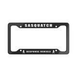 Sasquatch Response Vehicle V2 - License Plate Frame (Black) - StickerFab