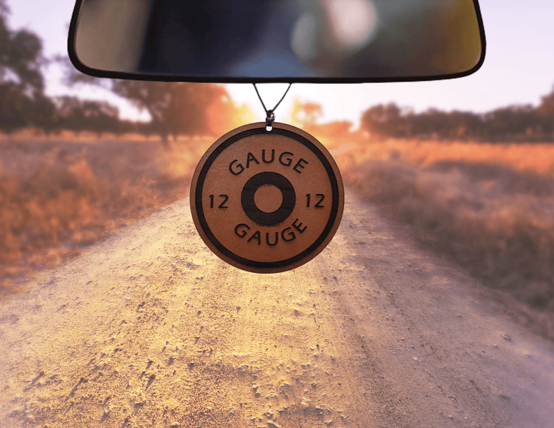 Shotgun Shell Leather Car Freshener