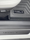 Single Tesla Logo Emblem for Weathertech All Weather Floor Mats (Model S, Model X, Model 3, Model Y) - StickerFab