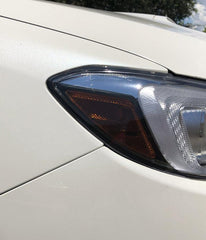 Smoked Headlight Sidemarker Overlays fits 2015-2021 WRX / STI - StickerFab
