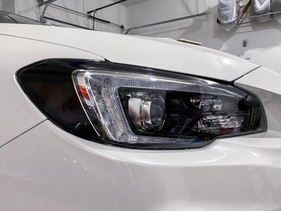 Smoked or Black Out Headlight Overlays V2 - 2015-2021 WRX / STI - StickerFab