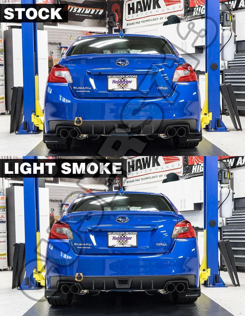 2008-2014 Subaru WRX & STI Hatchback Red Tail Light Tint Overlays W Custom Cutouts 2008-2014 Subaru WRX & STI Hatchback Red Tail Light Tint Overlays W Custom Cutouts