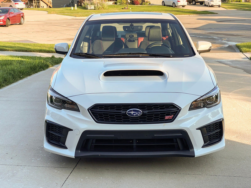 Special Edition Dark Smoke Carbon Fiber Headlight Overlays - 2015-2020 WRX / STI - StickerFab