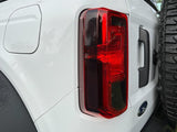 Standard Smoked Sidemarker Overlays (Front and Rear) - 2021+ Bronco (w/ Halogen Taillights) - StickerFab