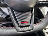 Steering Wheel Lower Spoke Emblem Overlay - 2022+ WRX - StickerFab