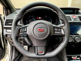 Steering Wheel Overlays (Top and Bottom) - 2015-2021 WRX / STI - StickerFab