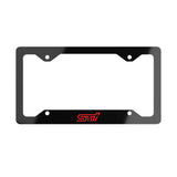 STI Metal License Plate Frame V2 - StickerFab