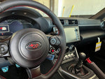"STI" Steering Wheel Emblem Overlay V2 - 2022+ BRZ - StickerFab