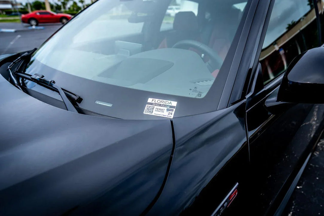 Street Racing Permit Sticker 3.5" - All States - StickerFab