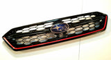 Subaru WRX STI S208 Type RA Style Grille Pinstripe - 2018-2020 WRX / STI - StickerFab