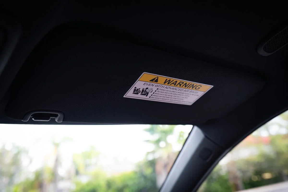Sun Visor Air Bag Warning Overlays 2023+ Integra StickerFab