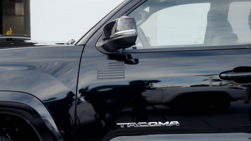 USA 3M Adhesive-Backed American Flag - Small (Two-Pack, Plastic) - Universal