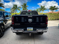 Tail Light Overlays - 2019-2022 RAM 1500 (w/ Blind Spot and Cross Path Detection) - StickerFab
