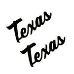 Cursive Fender Emblems (Badlands, Moab, Texas, etc) - Universal