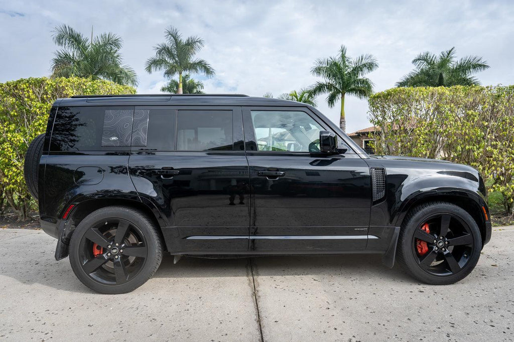 2020+ Defender 110 / 130 Topo Side Window Panel Overlay – StickerFab