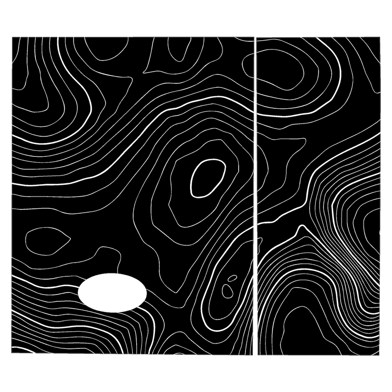 2020+ Defender 110 / 130 Topo Side Window Panel Overlay | StickerFab