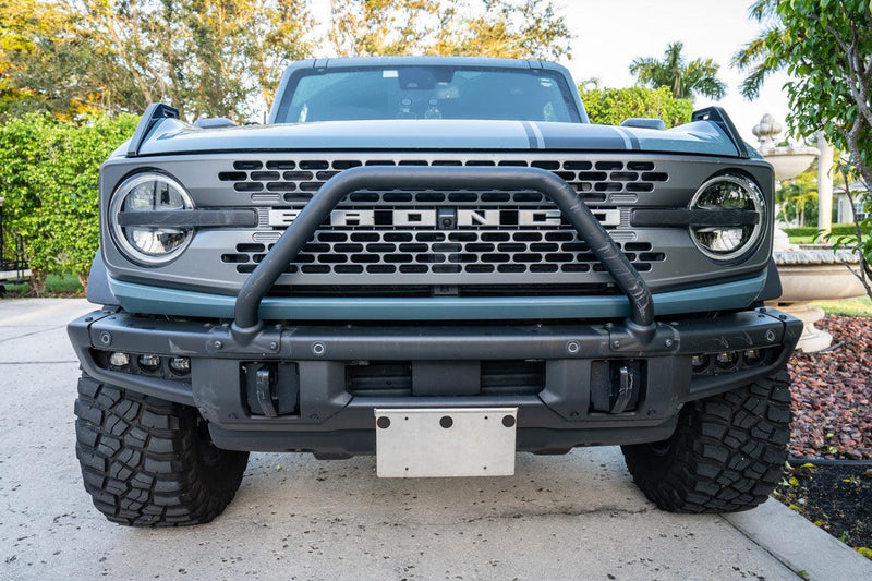 Topo Signature DRL Bar Overlays (Printed Series) - 2021+ Bronco (Signature Headlights) - StickerFab