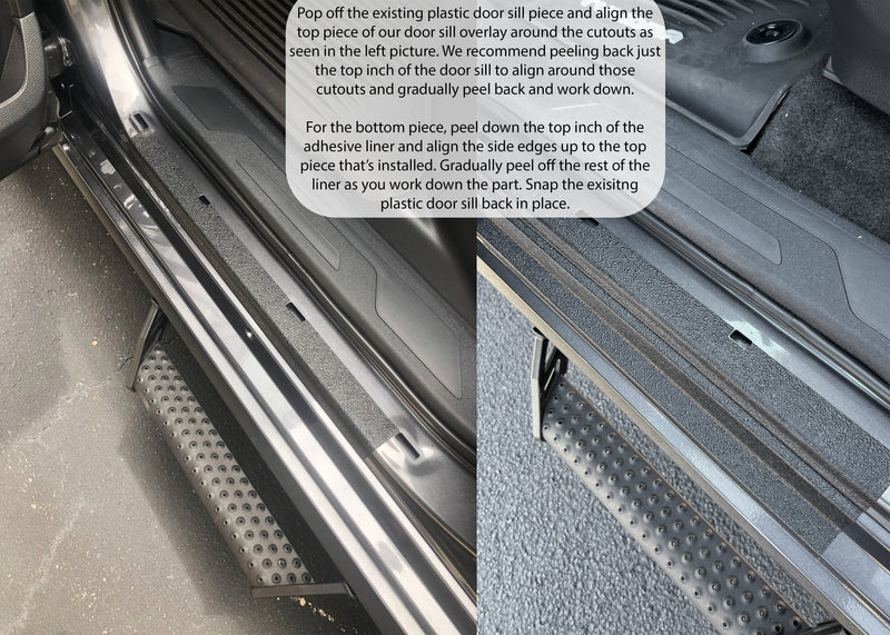 Door Sill Protection Overlays - 2022+ Sequoia