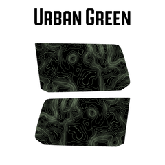 Topographic Rear Window Map Overlays - 2024+ Land Cruiser / GX 550