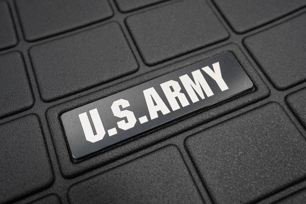US Military Logo Emblem for Weathertech All Weather Floor Mats (Metal