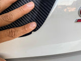 V1 3D Carbon License Plate Panel Black Out Overlays - 2015-2020 Subaru WRX / STI - StickerFab