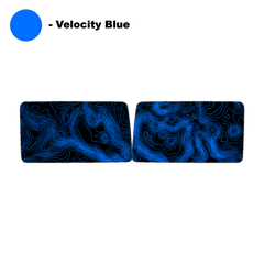 Topo Hardtop Side Window Overlays - 2021+ Bronco 4 Door - StickerFab