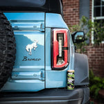 Version 1L Tail Light Overlays - 2021+ Bronco (w/ LED Taillights) - StickerFab