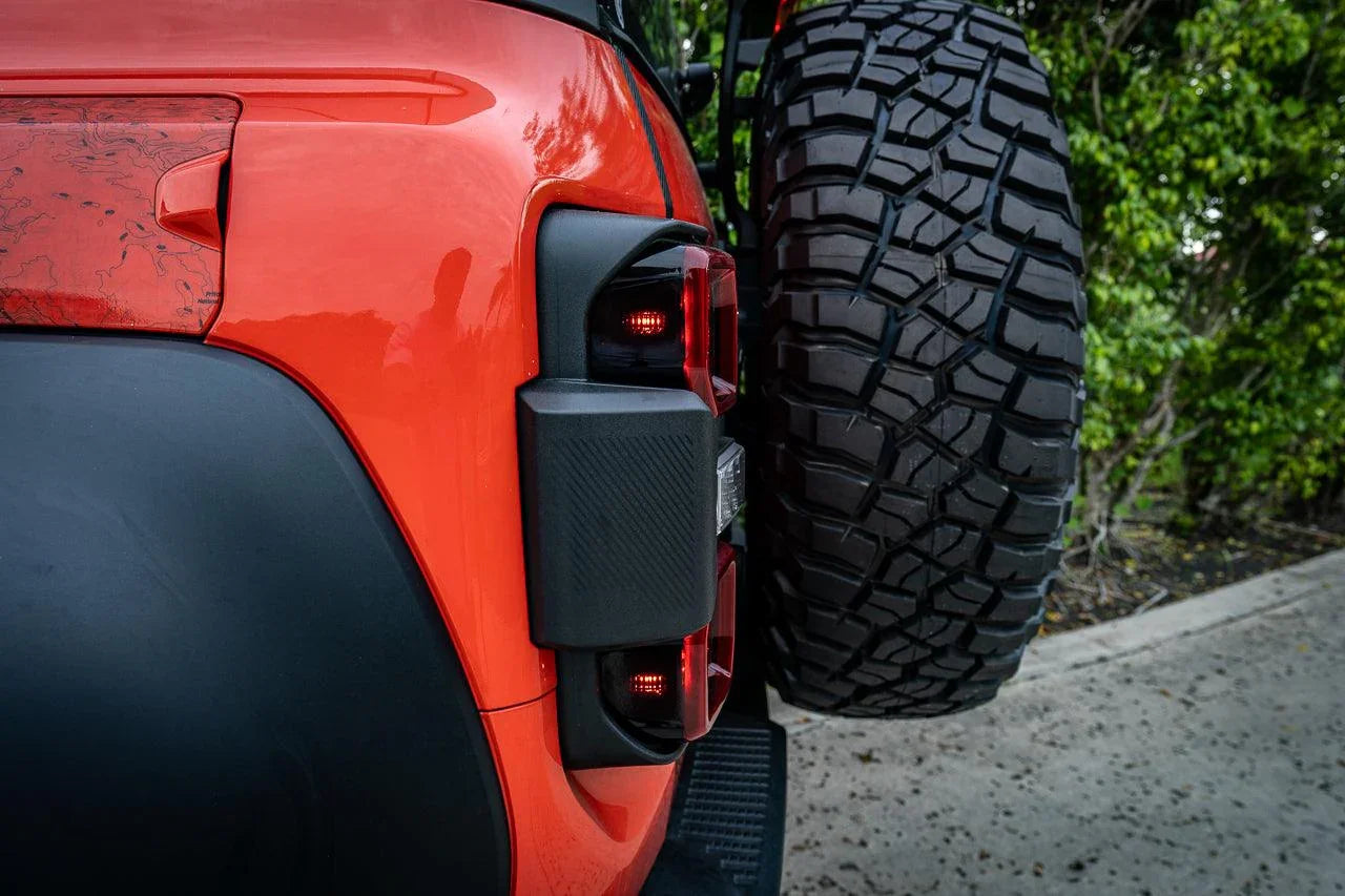 Bronco Raptor R Version Version 1R Tail Light Overlays - 2021+ Bronco Raptor | StickerFab