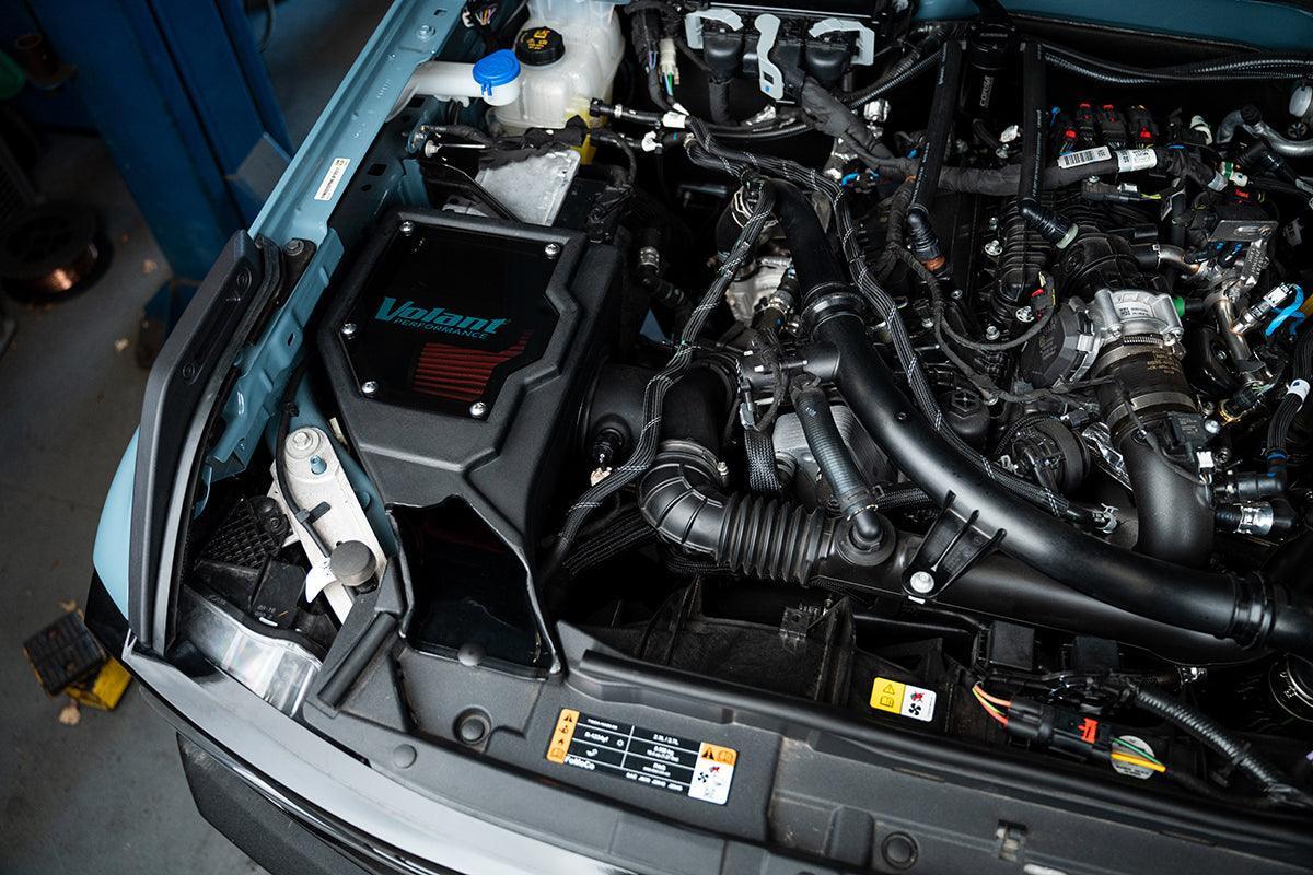 Box Engine Intakje Volant Ford Bronco 2.7L Closed Box Air Intake - 2021+ Ford Bronco 2.7L ...