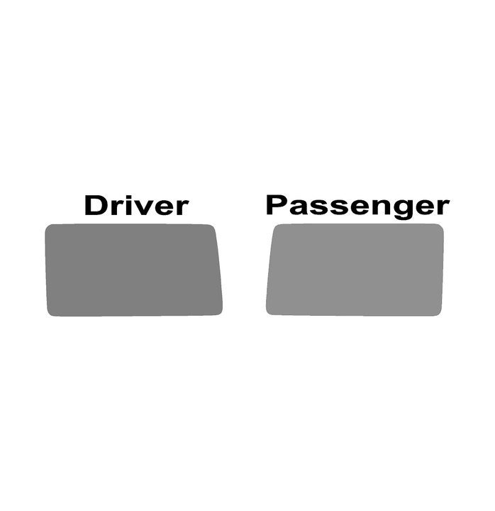 Stealth Clear Hardtop Side Window Overlays - 2021+ Bronco 4 Door - StickerFab