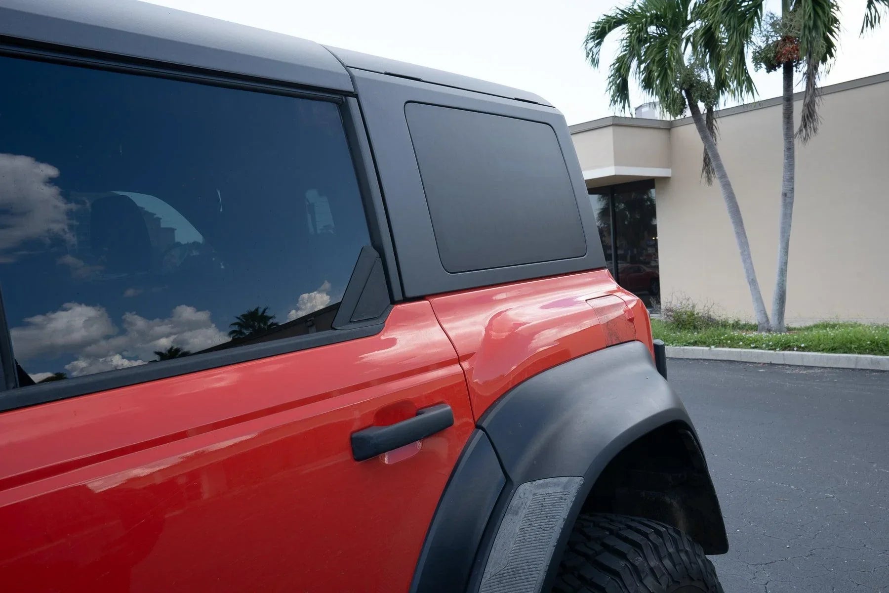 Bronco Window Rattle 2021+ Ford Bronco Stealth Hardtop Window Overlays - 4 Door | StickerFab